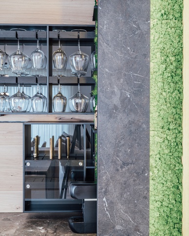 Open Space in stile contemporaneo di 59 di Francesco Cardano Interior Designer