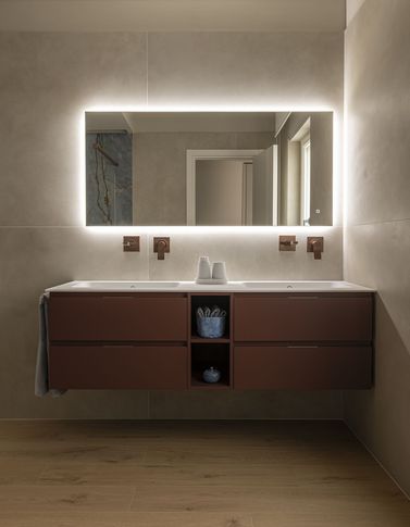 Bagno in stile contemporaneo di 8 di Diletta Villani Architetto Bagno in stile contemporaneo di 8 di Diletta Villani Architetto
