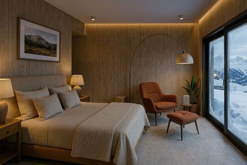 Camera da Letto in stile iconico di 20 di TACTO estudio