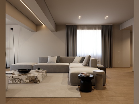 Soggiorno in stile moderno di 50 di doppiozero interior