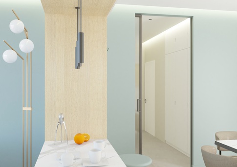Open Space in stile contemporaneo di 40 di Arcangelo Primato