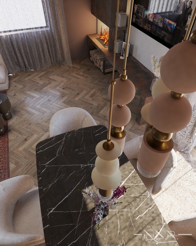 Open Space in stile moderno di 46 di IN.D.AR project