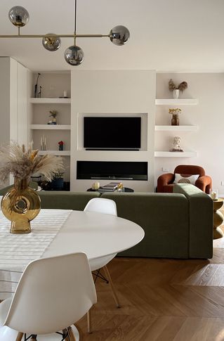 Open Space in stile contemporaneo di 50 di Elisa Schipa Architetto Open Space in stile contemporaneo di 50 di Elisa Schipa Architetto