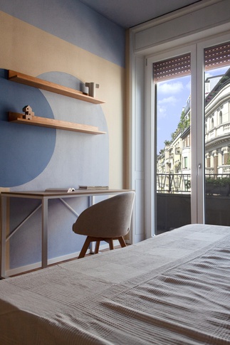 Camera da Letto in stile contemporaneo di 17 di SuMisura Architetti