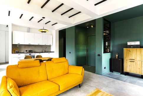 Open Space in stile industriale di 40 di Equus Architects