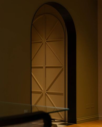 Corridoio in stile contemporaneo di 9 di Menniti & Mercuri S.r.l