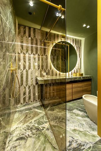 Bagno in stile contemporaneo di 20 di Salvatore Sito Interior Designer Bagno in stile contemporaneo di 20 di Salvatore Sito Interior Designer