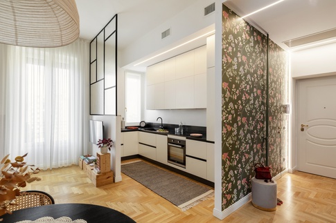 Soggiorno in stile contemporaneo di 20 di tapas studio