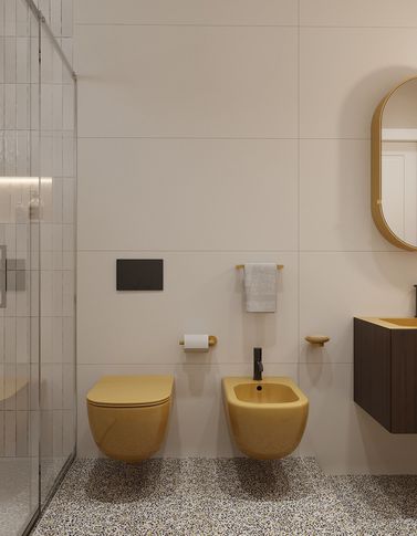 Bagno in stile classico di 7 di Elena Russo Interiors