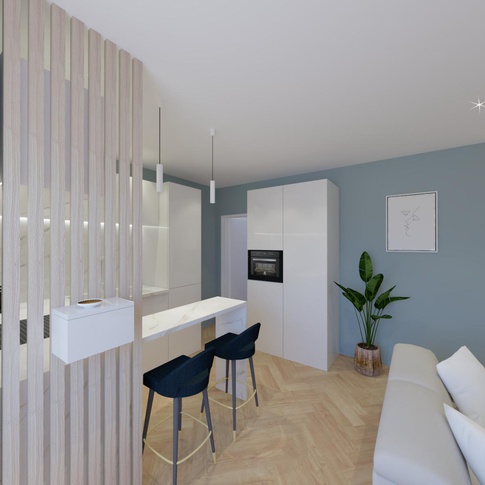 Open Space in stile contemporaneo di 18 di SG Architetti