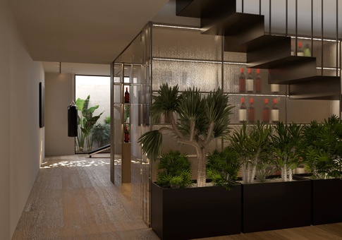 Palestra in stile contemporaneo di 36 di EmmePi Architettura