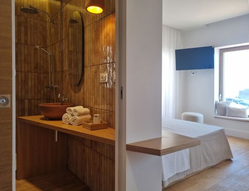 Camera da Letto in stile mediterraneo di 22 di Pamela Camposano Ingegnere Architetto