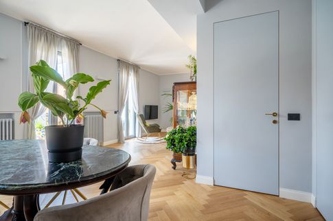 Open Space in stile contemporaneo di 50 di Gianluca Chiocca Interior Design Studio