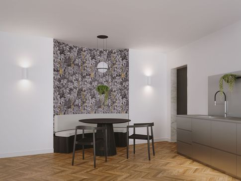 Open Space in stile minimal di 70 di Federica Rossi