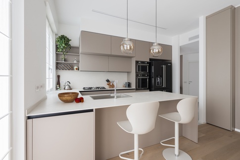 Open Space in stile naturale di 45 di Annalisa Carli Architetto Open Space in stile naturale di 45 di Annalisa Carli Architetto