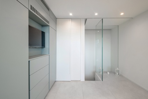 Open Space in stile moderno di 17 di Bossi Vigorito Building Interior