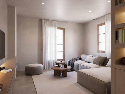 Soggiorno in stile moderno di 17 di doppiozero interior