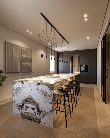Cucina in stile moderno di 23 di doppiozero interior