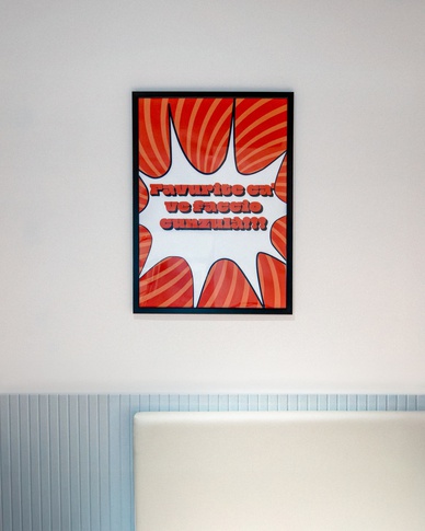 Ingresso in stile pop art di 60 di Name Studio Ingresso in stile pop art di 60 di Name Studio