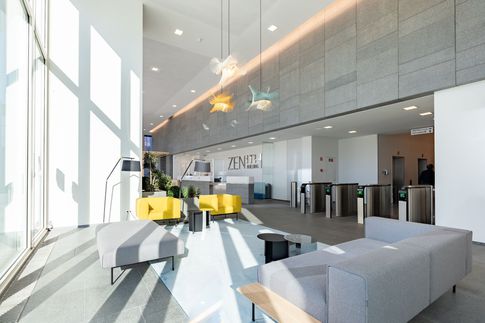 Open Space in stile contemporaneo di 320 di Frame Farm - Architecture & Design