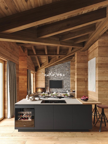 Open Space in stile naturale di 95 di SEGNI STUDIO Open Space in stile naturale di 95 di SEGNI STUDIO