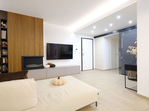 Open Space in stile contemporaneo di 37 di QuattroneArchitetti