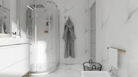 Bagno in stile contemporaneo di 6 di Nicoletta Russo Interior Designer Bagno in stile contemporaneo di 6 di Nicoletta Russo Interior Designer