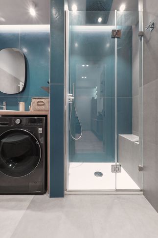 Bagno in stile scandinavo di 5 di Desearq studio - architettura e interior design