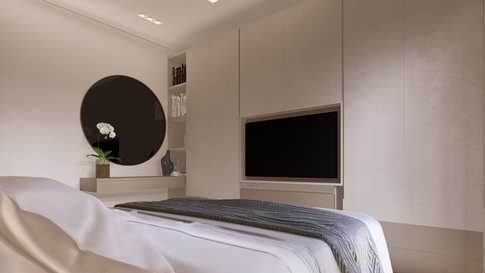 Camera da Letto in stile contemporaneo di 14 di Melissa Domenici Architetto