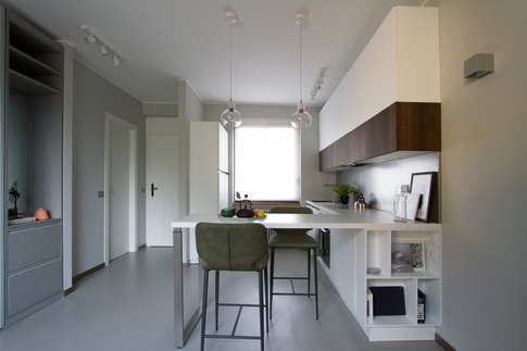 Open Space in stile vintage di 30 di Elena Russo Interiors