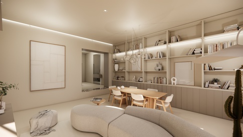 Soggiorno in stile contemporaneo di 31 di Maison Monrò