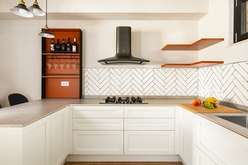 Cucina in stile industriale di 12 di Arch.j Floriana Ferraioli