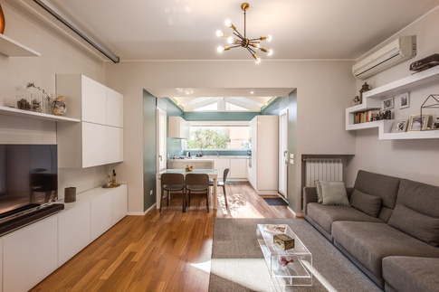 Open Space in stile contemporaneo di 45 di MOB Architects