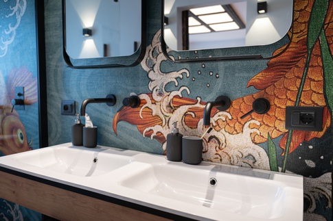 Bagno in stile asiatico di 7 di K1_Art_Studio