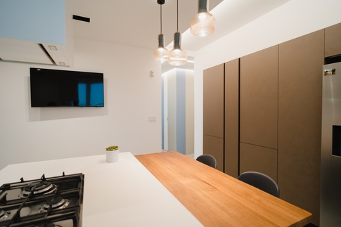 Cucina in stile contemporaneo di 14 di Anna Molisani interior designer