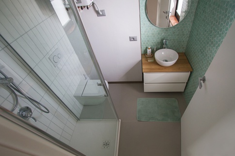 Bagno in stile vintage di 6 di Elena Russo Interiors Bagno in stile vintage di 6 di Elena Russo Interiors