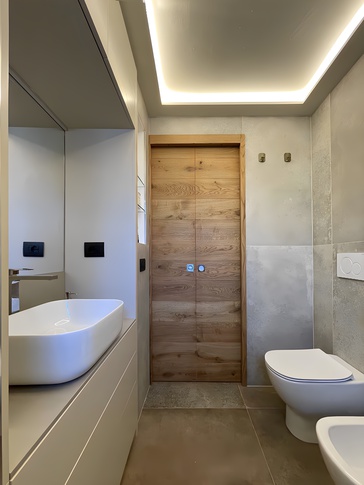 Bagno in stile cottagecore di 3 di JFD Juri Favilli Design Bagno in stile cottagecore di 3 di JFD Juri Favilli Design