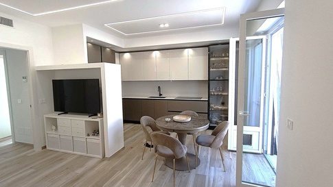 Soggiorno in stile contemporaneo di 24 di Melissa Domenici Architetto