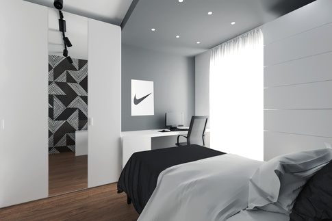 Camera da Letto in stile contemporaneo di 12 di Alessia Manghisi Architetto Camera da Letto in stile contemporaneo di 12 di Alessia Manghisi Architetto