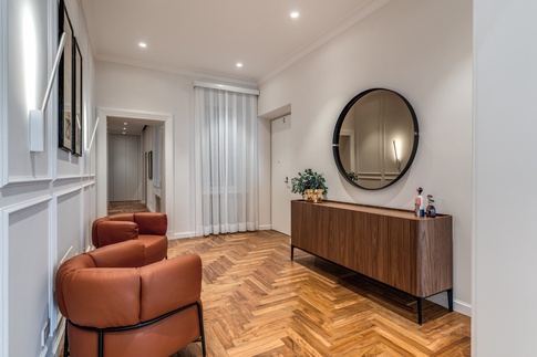 Ingresso in stile contemporaneo di 15 di MOB Architects Ingresso in stile contemporaneo di 15 di MOB Architects