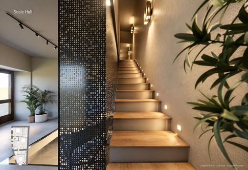 Ingresso in stile contemporaneo di 12 di Luca Borro - Architetto Ingresso in stile contemporaneo di 12 di Luca Borro - Architetto