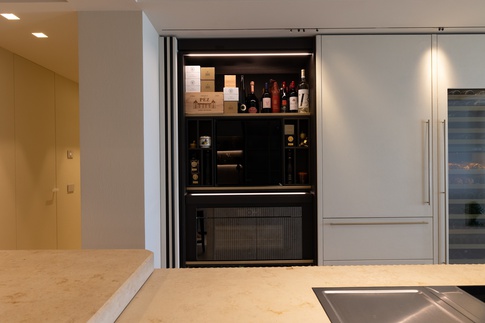 Cucina in stile contemporaneo di 110 di Abitacolo Interni