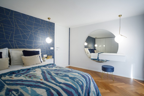 Camera da Letto in stile contemporaneo di 16 di Carla Gatto Architetto Camera da Letto in stile contemporaneo di 16 di Carla Gatto Architetto