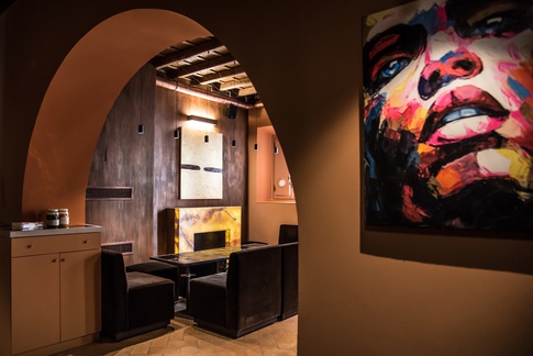 Open Space in stile glamour di 160 di Sara Lucci Architetto Open Space in stile glamour di 160 di Sara Lucci Architetto