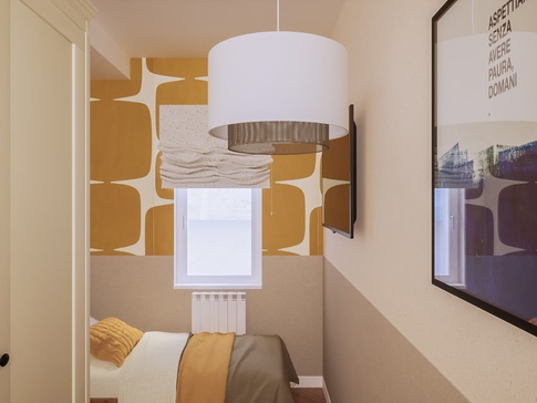 Camera da Letto in stile eclettico di 8 di Caterina Scamardella Architetto