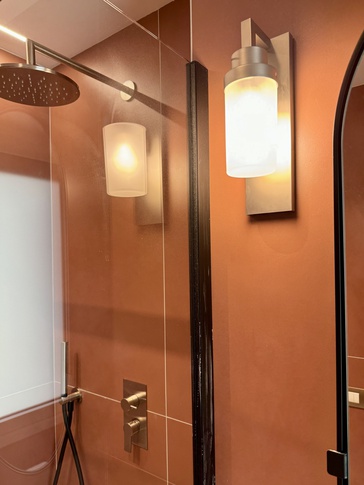 Bagno in stile contemporaneo di 5 di dsdstudio