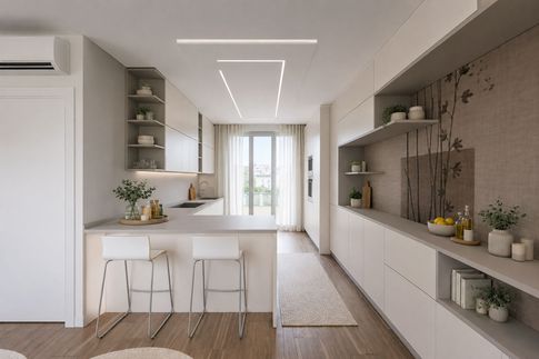 Open Space in stile glamour di 50 di JFD Juri Favilli Design Open Space in stile glamour di 50 di JFD Juri Favilli Design