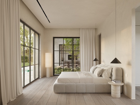 Camera da Letto in stile naturale di 35 di EmmePi Architettura