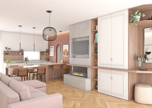 Open Space in stile moderno di 56 di Arcangelo Primato