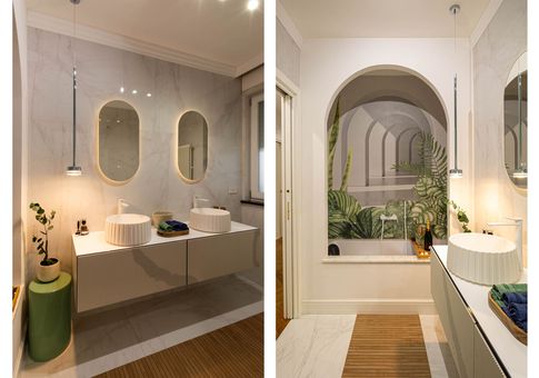 Bagno di Servizio in stile moderno di 5 di 4rch gruppo di architettura Bagno di Servizio in stile moderno di 5 di 4rch gruppo di architettura